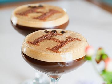 HYDE Hotel | Galway | espresso martinins with H dusted on top at HYDE bar