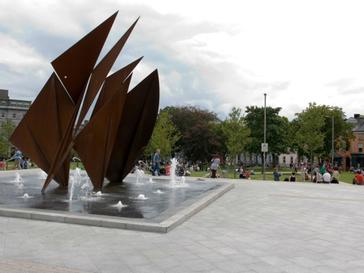 HYDE Hotel | Galway | Eyre Square fountain in Galway City