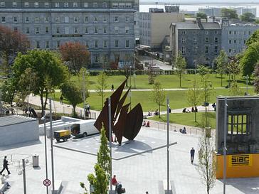 HYDE Hotel | Galway | Aerial of Eyre Square Galway
