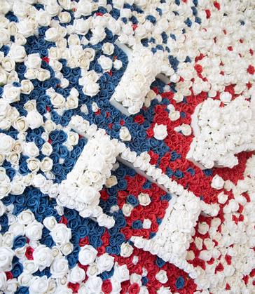 HYDE Hotel | Galway | flower wall in HYDE bar Galway