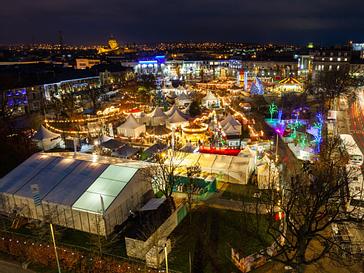 HYDE Hotel | Galway | Galway Christmas Markets at night